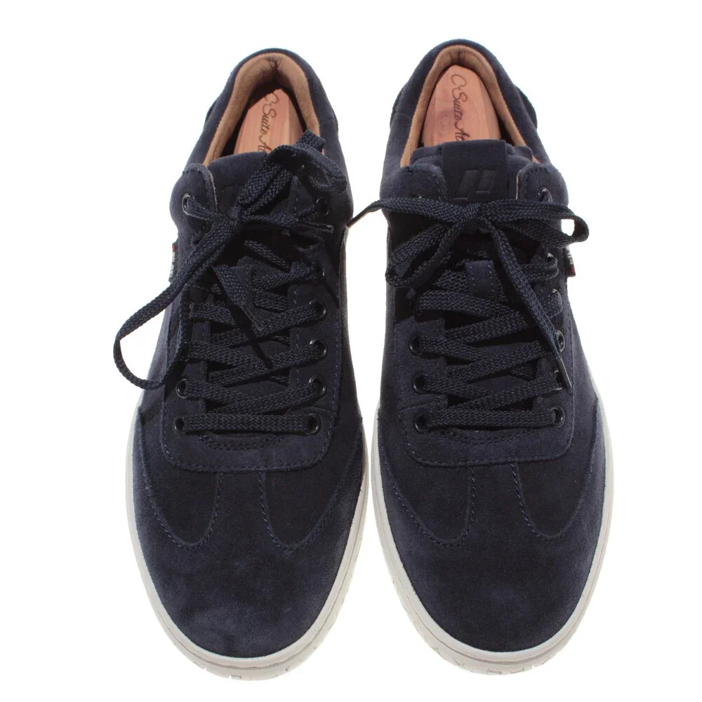 Piloti NWB Shift Lace Up Driving Sneakers Size 7 US in Midnight Blue Suede